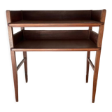 Side table with shelf