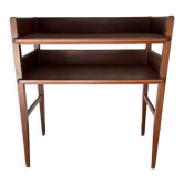 Side table with shelf