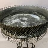 Large wrought iron planter