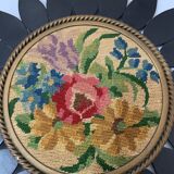 flower Chaty Vallauris years 50 60 diameter 25cm