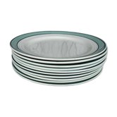 10 assiettes plates vintage Amanda Ceranord France