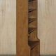 Pair of Robert Mouseman Thompson oak carved bookshelves.