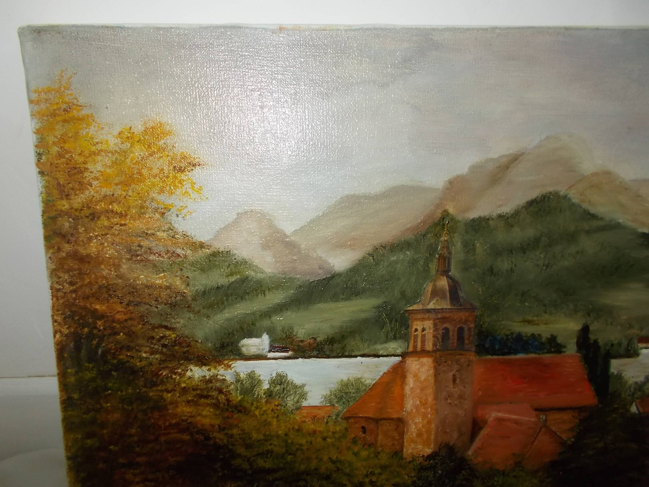Oil painting landscape