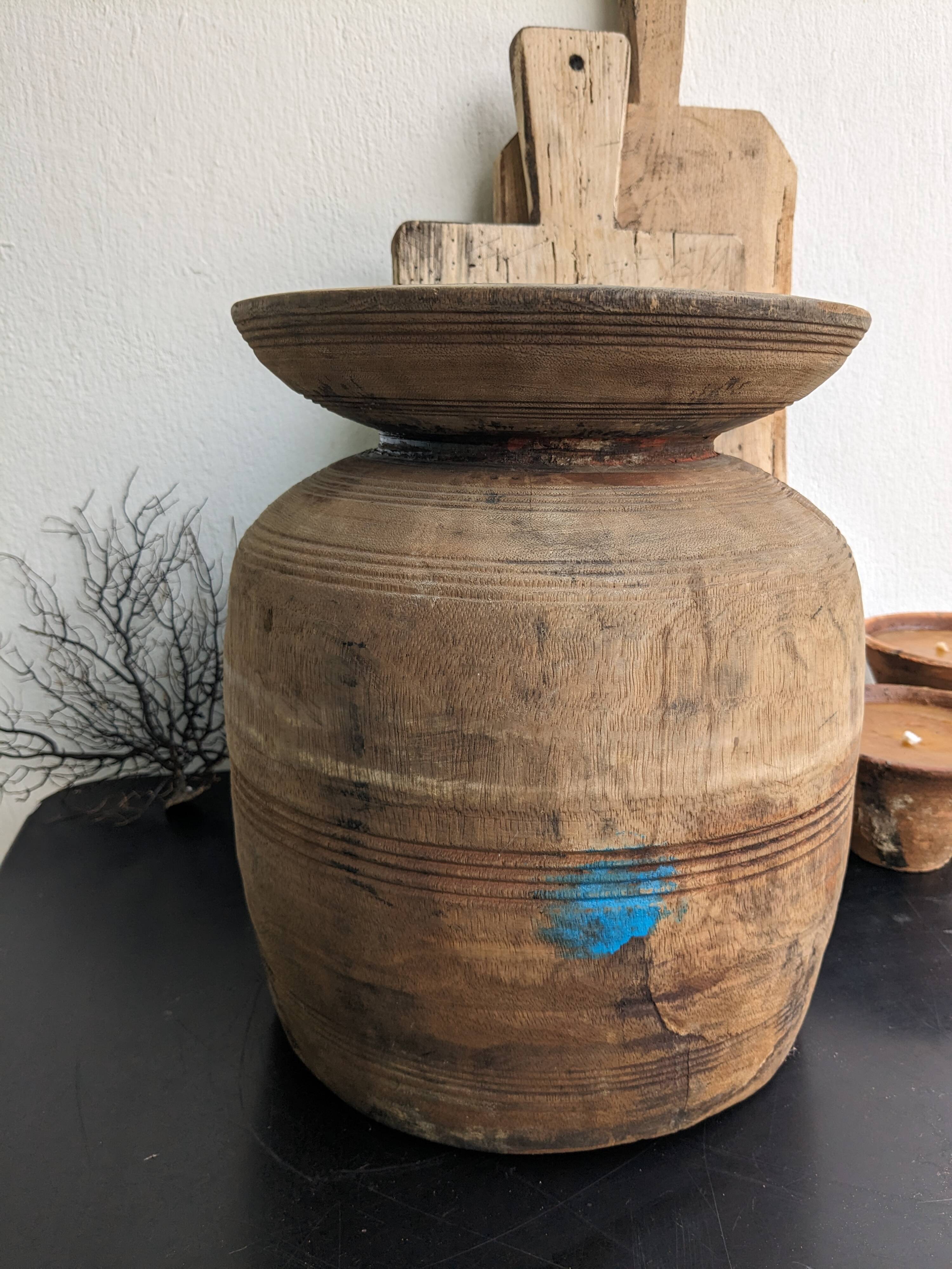 Pot Népalais en bois