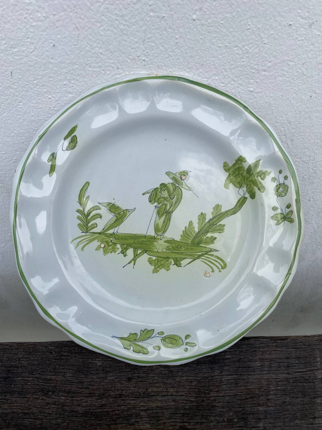 Antique decorative plate