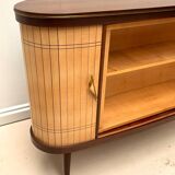 Sesame Bar Bookcase and Hidden Dry Bar