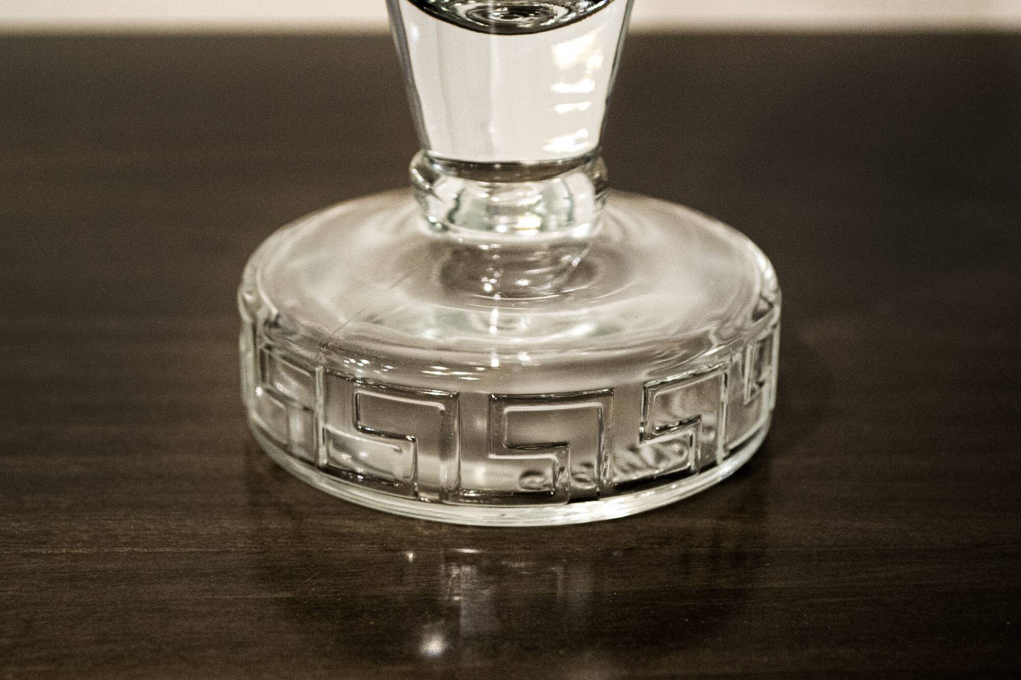 Set di 6 bicchieri campari long drink "greca" di matteo thun per alessi, italy, 1980s