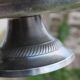 Two-tier silver-plated metal serving stand – Vintage style