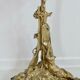 Umbrella door, bronze art deco cane holder