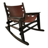 Brutalist rocking chair