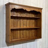 1950s English pine shelf