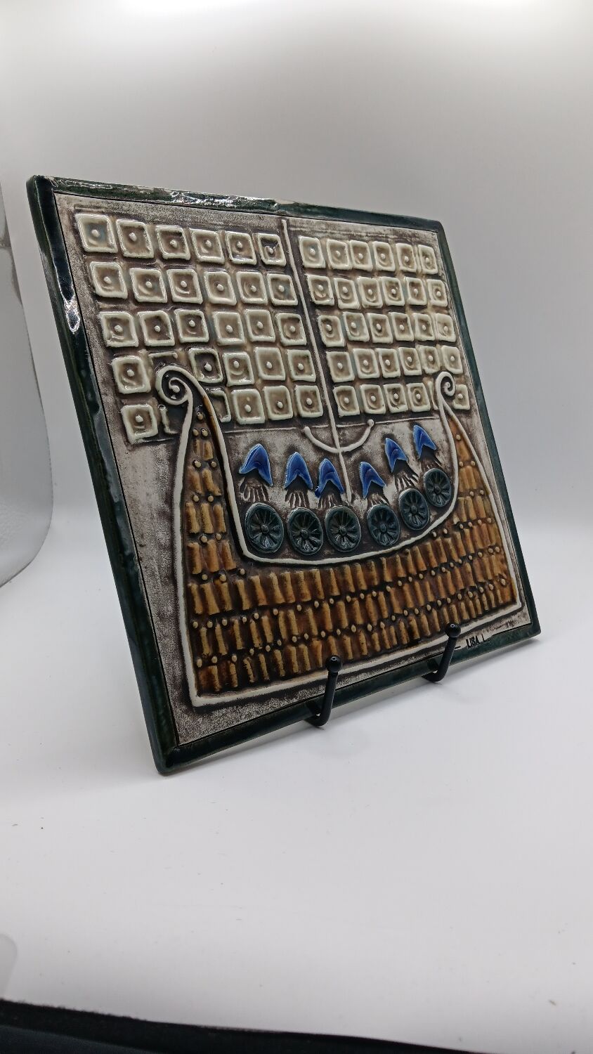 Lisa Larsson, "Skepp" from the Unik series, glazed stoneware, Gustavsberg