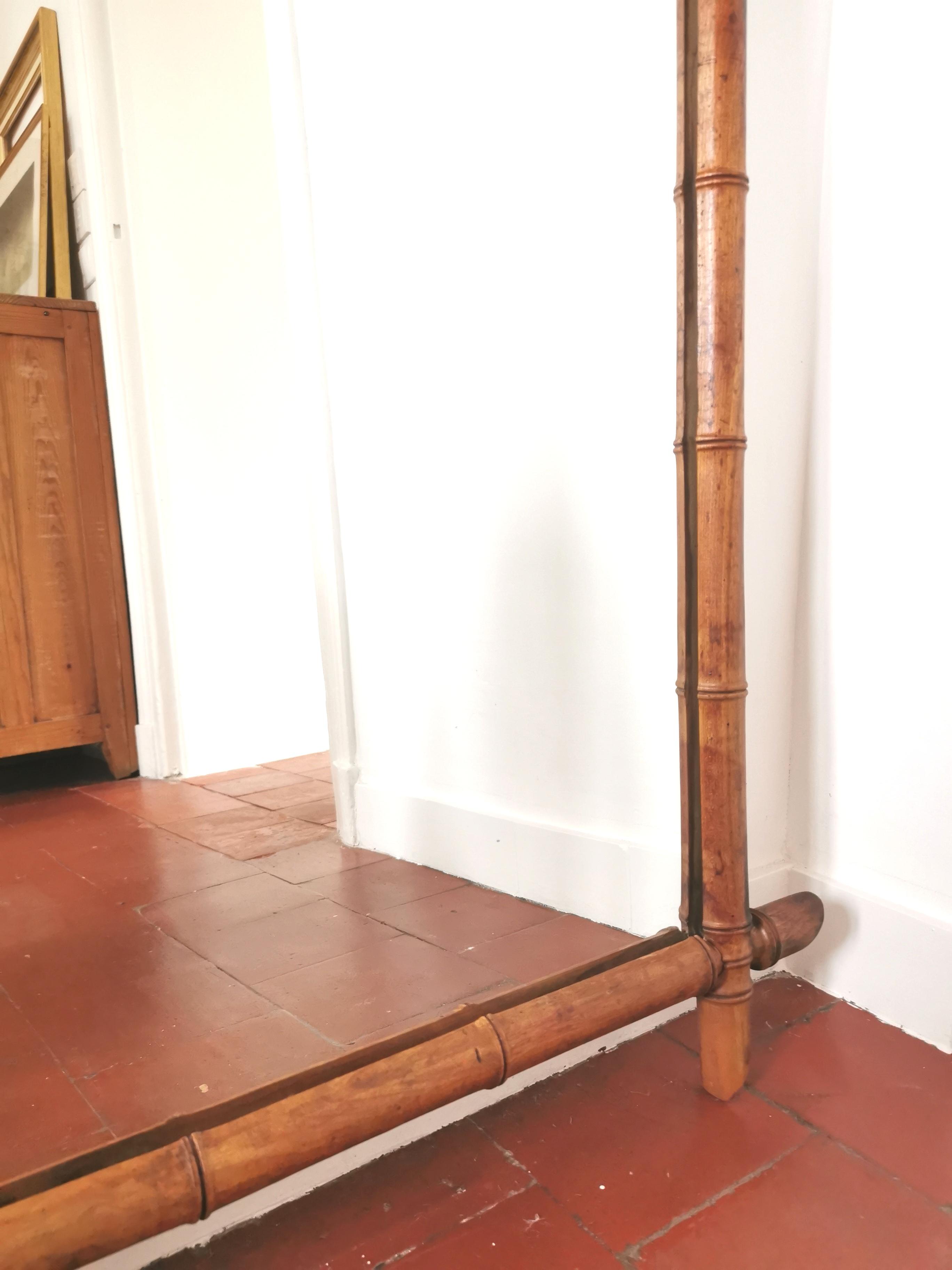 Large Bamboo Mirror 69x96cm