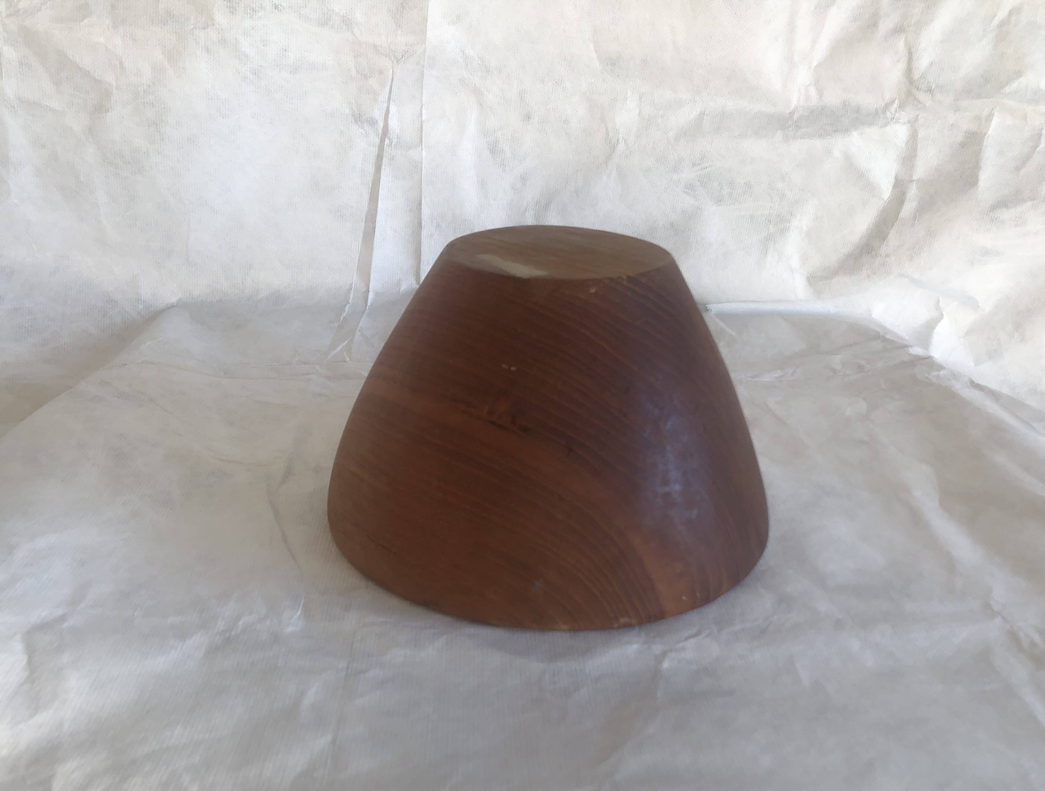 vintage teak salad bowl, Scandinavian