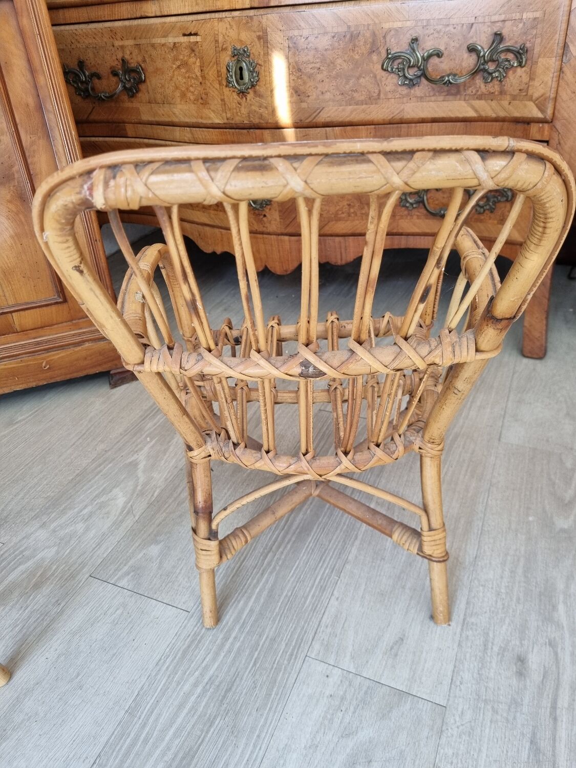 Rattan armchair from 1970