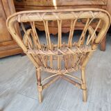Rattan armchair from 1970