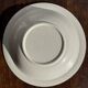 Set of a salad bowl and a vintage brown circular dish D28.