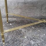 Brass and formica coffee table
