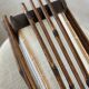 Lampe en bois vintage