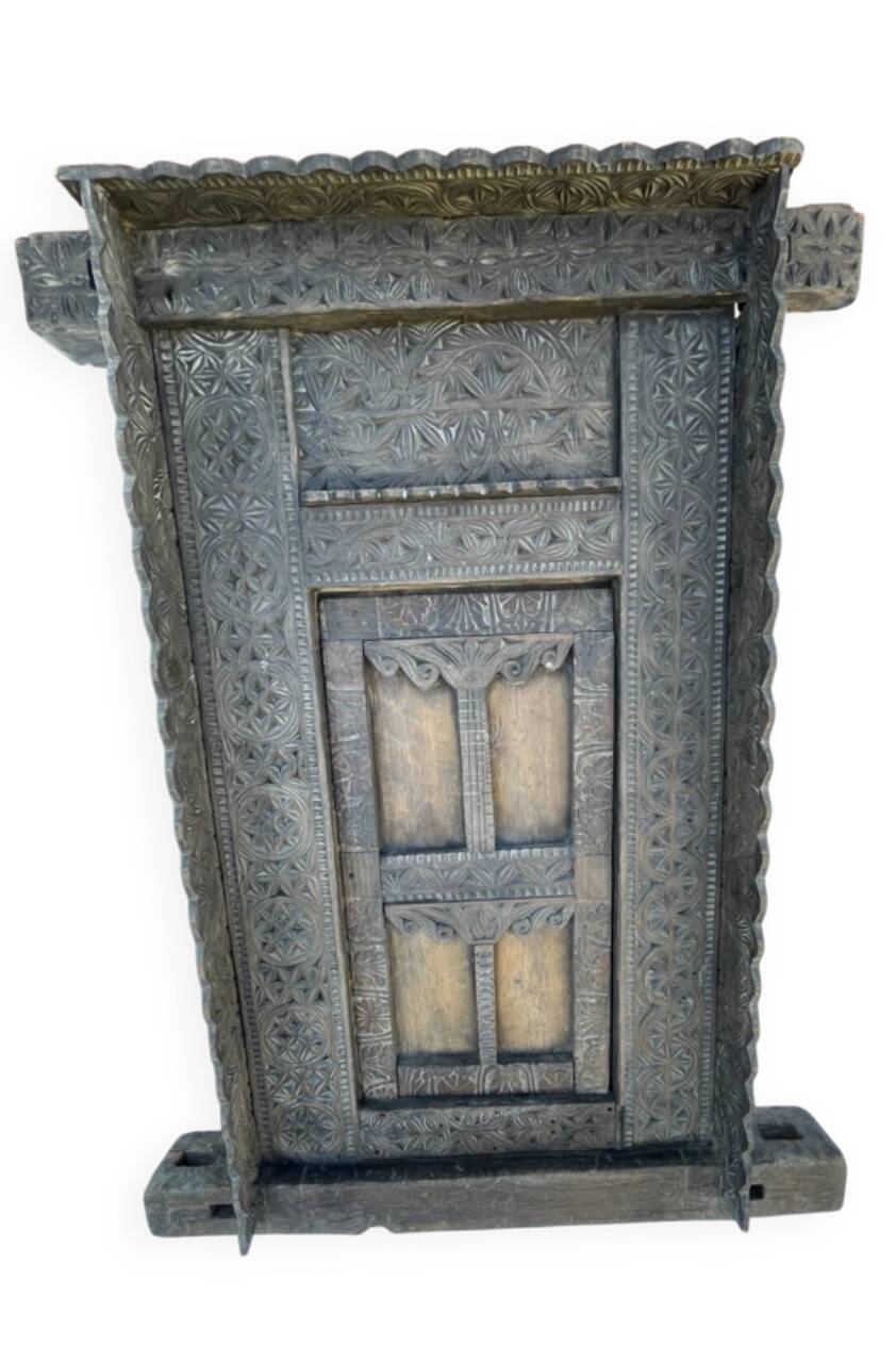 Large ancient door from the Himalayas.