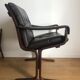 Armchair siesta brown leather by ingmar relling for westnofa