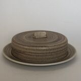 Dish with Bell in speckled sandstone
