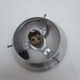 Old wall or ceiling wall lamp, white opal globe