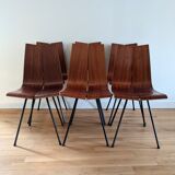Set of 6 chairs Hans Bellmann model GA