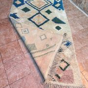 Authentic Moroccan Berber rug, Azilal brand new and colorful, 243x140cm