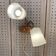Grande applique double "design 1950".
