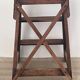 Old wooden footstool – Folk art