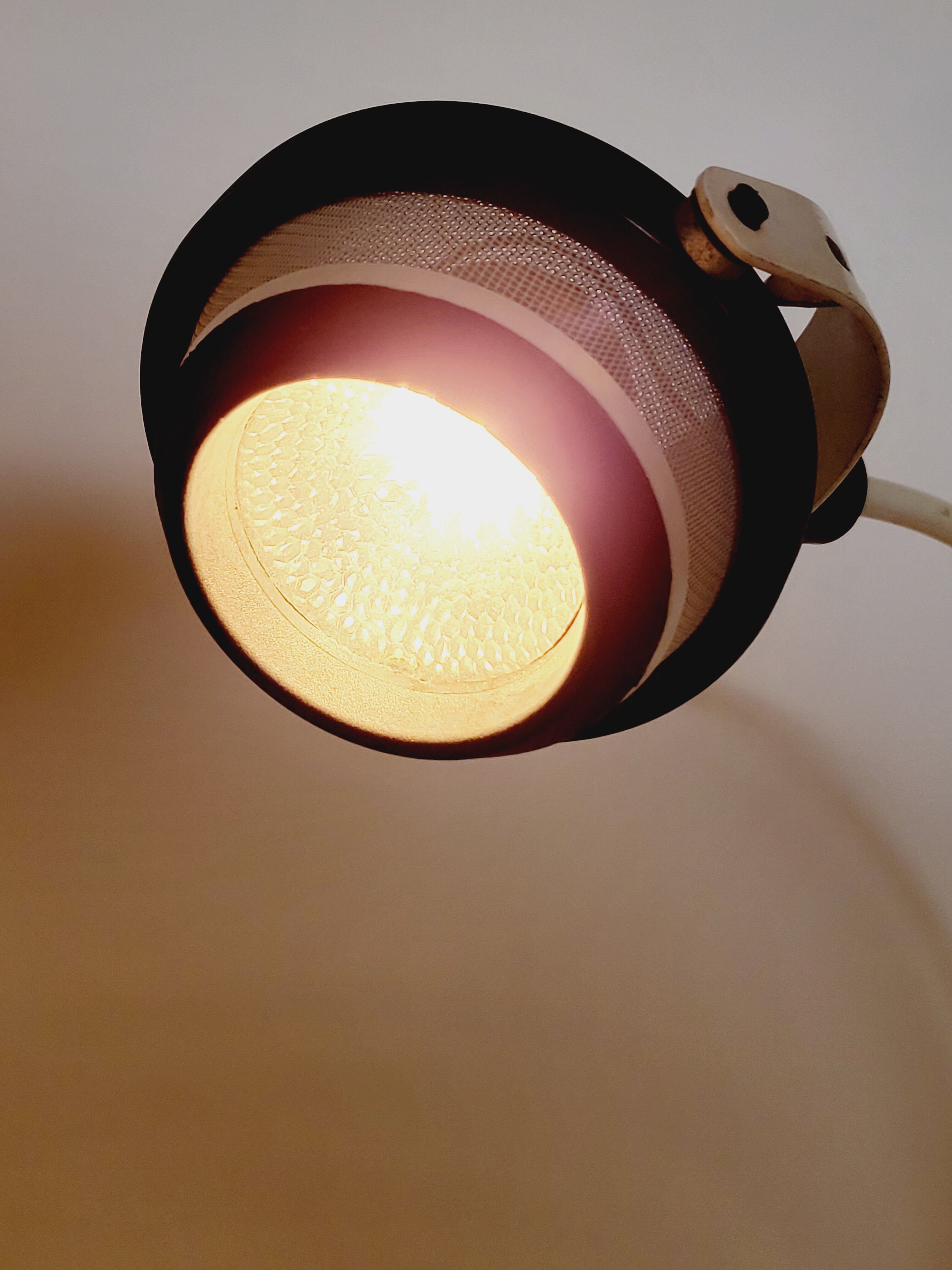 Vintage table lamp Veb Narva Rosa Luxemburg made in GDR