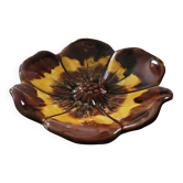 Vintage enamelled ceramic “flower” pocket emptier from the 60s/70s
