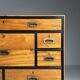 Campaign chest of drawers 19th century