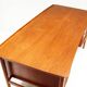 Sculpted 1960s Danish Desk in Teak by Svend Aage Madsen
