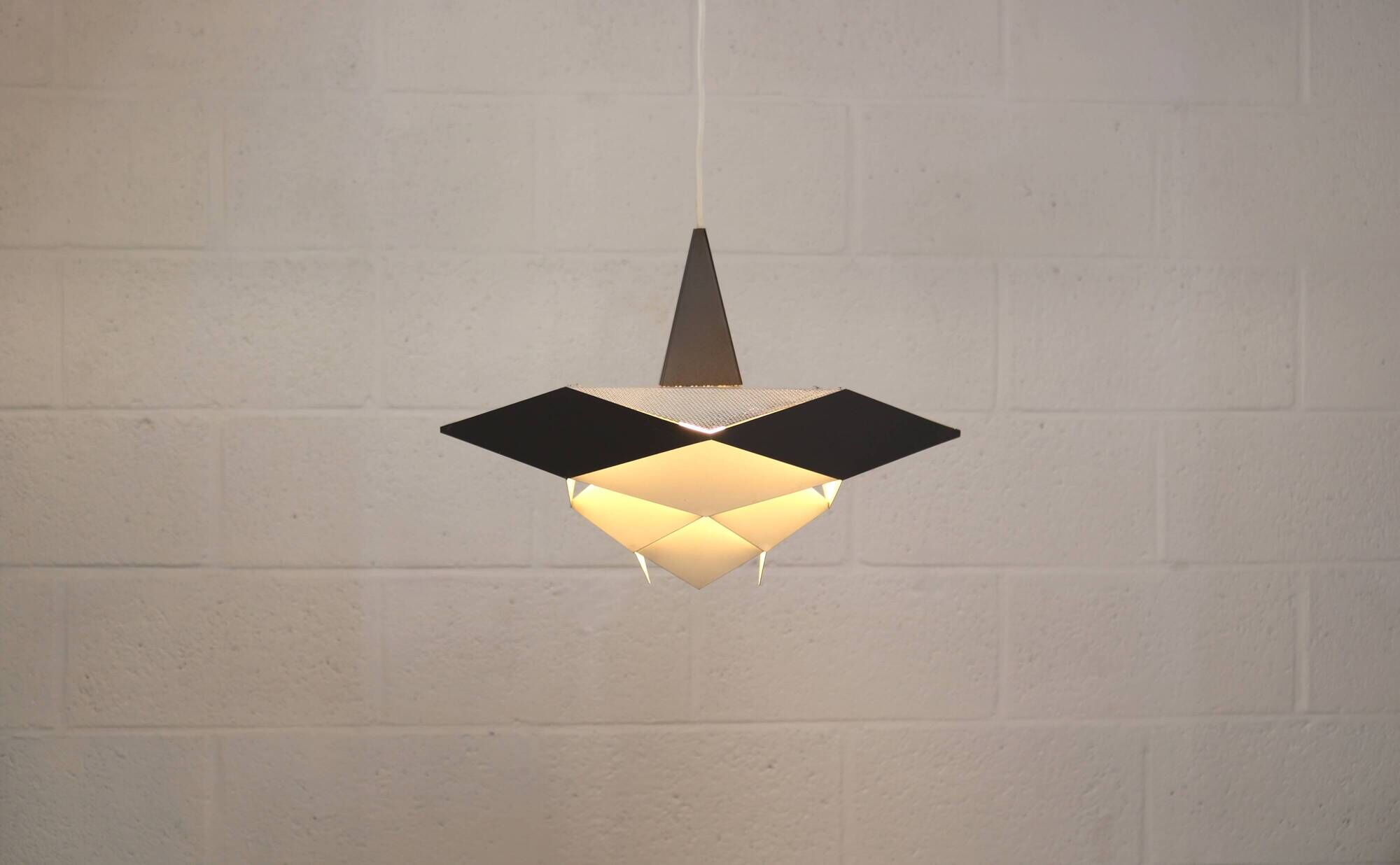 XL Mid-Century Modern Pendant Lamp: Preben Dahl Symfoni, Denmark 1960s
