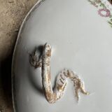 Large Limoges porcelain dinner service – floral decoration and gold trim