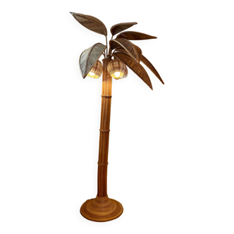 70s palm tree floor lamp Mario Lopez Torres