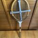 Vintage dunlop flight wooden tennis racket + zéphyr protection