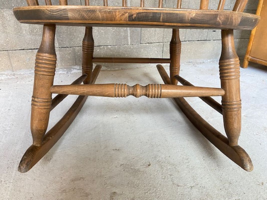 Rocking chair by stol kamnik yugoslavia vintage 1960s