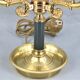 Solid bronze hot water bottle lamp empire style "Lucien Gau"