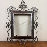 menu frame for restaurant in hammered iron period 1930-1940