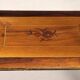 Antique sewing table in various types of wood, 19th century.