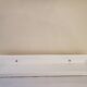 White ceramic bathroom shelf