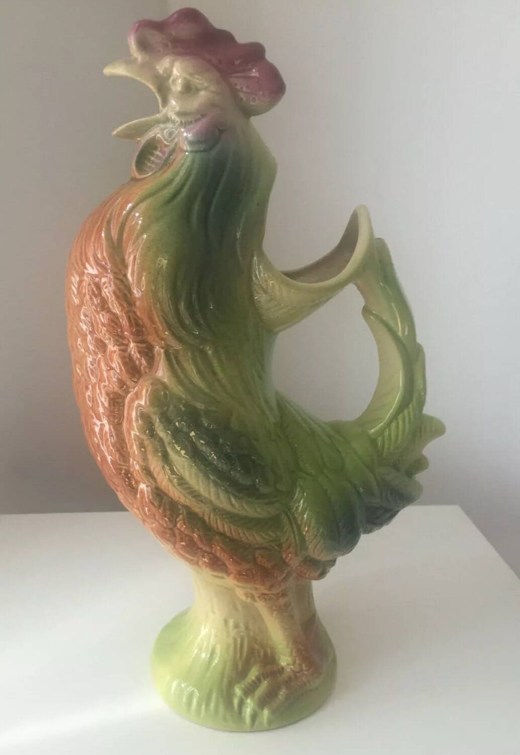 Pichet, cruche ancien coq Caillard Saint Clément