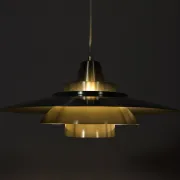 Type 240 pendant lamp, designed by Mogens Davidsen, Superlight, Denmark, 1970s.