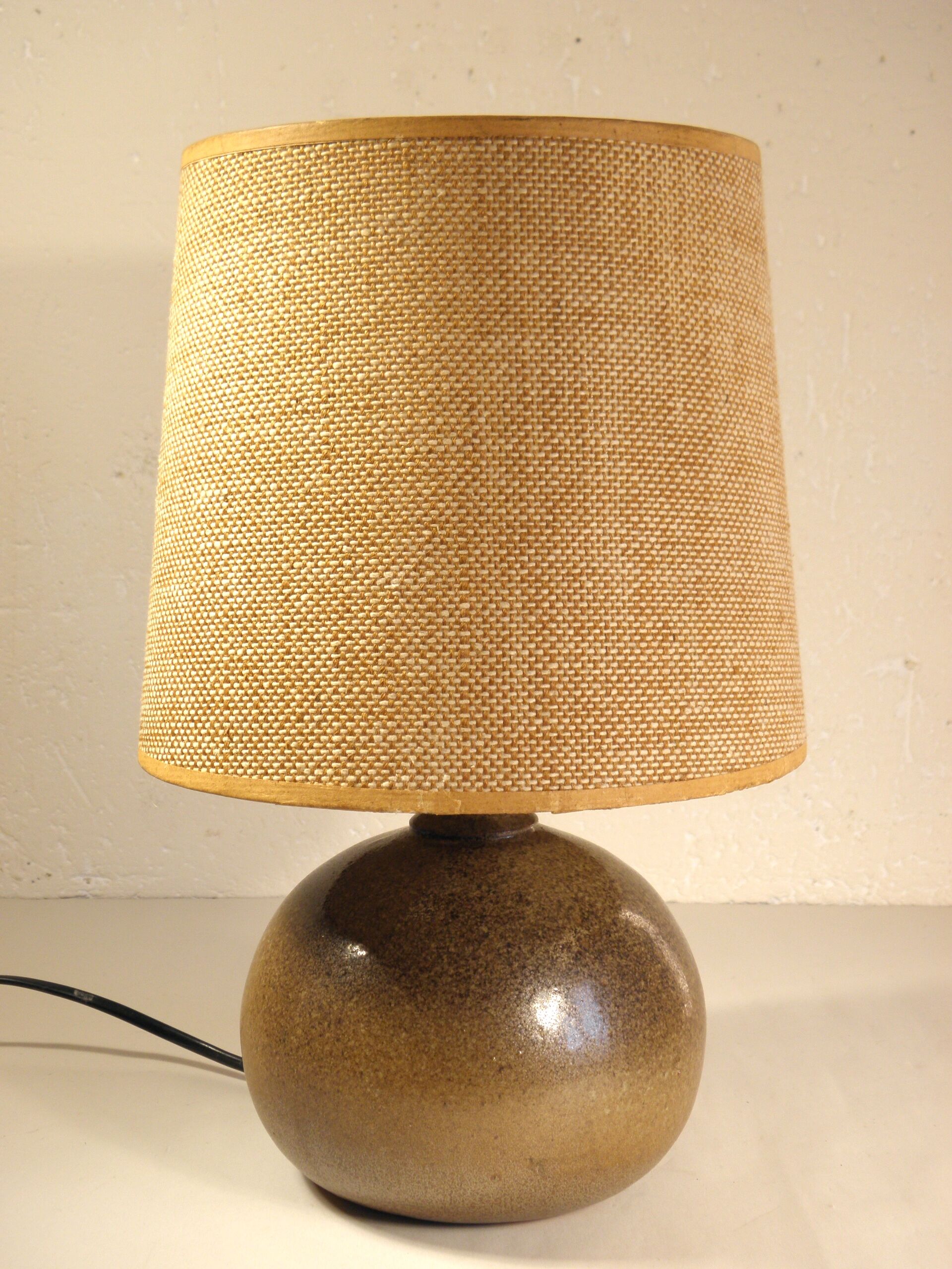 Stoneware lamp 70s