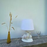 Earthenware duck zoomorphic lamp