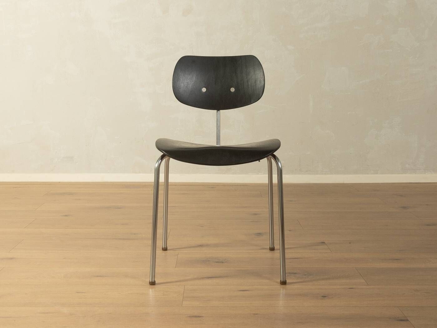 Set of 2 classic SE 68 dining chairs from the 1950s by Egon Eiermann for Wilde & Spieth