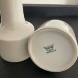 Trio of vintage West German porcelain vases